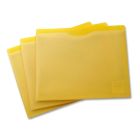Chemise pochette format lettre jaune