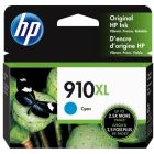 Cartouche jet d’encre à haut rendement hp 910xl cyan
