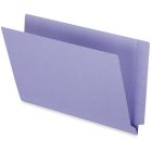 Chemise à dossier à onglet latéral 13-1/2 pts. format légal, boîte de 50 violet