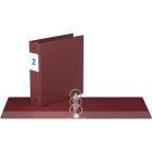 Reliure indispensable avec anneaux ronds 2 po. bourgogne