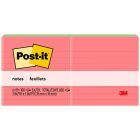 Feuillets post-it® - collection peptitude lignés 3 x 3 po (pqt 6)