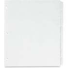 Intercalaires inscriptibles blanc 8 onglets