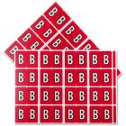 Étiquettes de classement pour onglet latéral a-z b - rouge