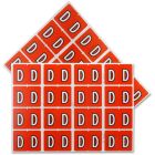 Étiquettes de classement pour onglet latéral a-z d - orange foncé