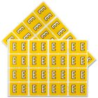 Étiquettes de classement pour onglet latéral a-z e - jaune