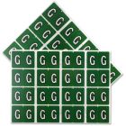 Étiquettes de classement pour onglet latéral a-z g - vert foncé