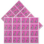 Étiquettes de classement pour onglet latéral a-z j - lilas