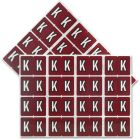 Étiquettes de classement pour onglet latéral a-z k - brun