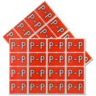 Étiquettes de classement pour onglet latéral a-z p - orange foncé