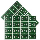 Étiquettes de classement pour onglet latéral a-z s - vert foncé
