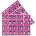 Étiquettes de classement pour onglet latéral a-z v - lilas