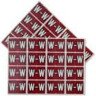 Étiquettes de classement pour onglet latéral a-z w - brun