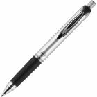 Stylo à bille roulante rétractable impact gel rt noir