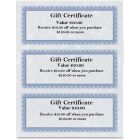 Certificats cadeaux regent