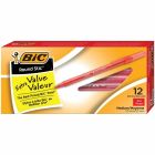 Stylos à bille round stic™ pointe moyenne rouge