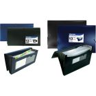 Classeur expansible format lettre bleu