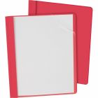 Couverture de présentation rouge