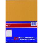 Enveloppe kraft #7. 9 x 12 po. pqt 25