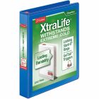 Reliure xtralife® clearvue® locking slant-d® 1 po bleu