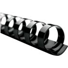 Boudin de reliure combbind® 5/8 po. capacité de 130 feuilles. noir