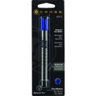 Recharge pour stylo à bille cross® pointe moyenne bleu
