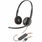 Casque téléphonique blackwire 3200 series c3220 - Écouteur double usb-c