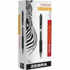 Stylo à bille roulante rétractable sarasa® 1,0 mm noir