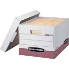 Boîte d'entreposage r-kive® blanc/rouge