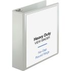 Reliure de présentation robuste 3 po blanc