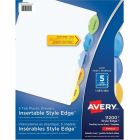 Intercalaires style edge 5 onglets
