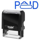Timbre grand format auto-encreur original printy 4.0 4911 paid (date)