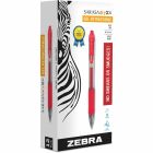 Stylo à bille roulante rétractable sarasa® 1,0 mm rouge
