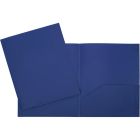 Couverture de présentation bleu