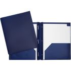Couverture de présentation bleu