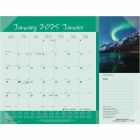 Calendrier sous-main mensuel (2026) provinces du canada