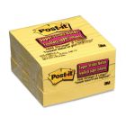 Feuillets super collants post-it® 3 blocs, lignés. 4 x 4 po.