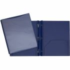 Couverture de présentation bleu