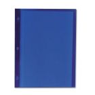 Couverture de présentation à trois attaches poly tang bleu