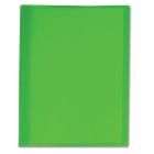 Couverture de présentation à trois attaches poly tang vert