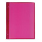 Couverture de présentation à trois attaches poly tang rouge