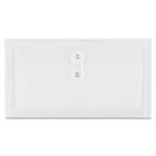 Enveloppe transparente expansible attache ficelle. 9-1/2 x 5 po.
