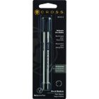 Recharge pour stylo à bille cross® pointe moyenne noir