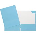 Couverture de présentation bleu pâle