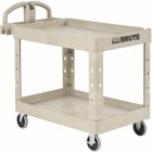 Chariot mobile avec poignée 44 x 25,25 x 39 po beige