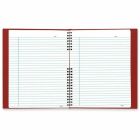 Livre de notes notepro™ 200 pages (100 feuilles) rouge