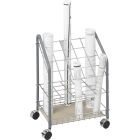 Classeur mobile pour plans 20 compartiments, 2-3/4 x 2-3/4".