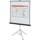 Écran de projection portatif avec trépied 70 x 70"