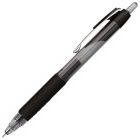 Stylo à bille roulante rétractable super ink pointe aiguille 0,7 mm noir