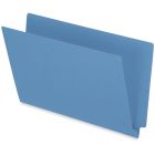 Chemise à dossier à onglet latéral 13-1/2 pts. format légal, boîte de 50 bleu