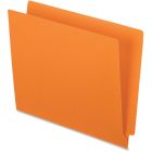 Chemise à dossier à onglet latéral 11 pts. format lettre, boîte de 100 orange